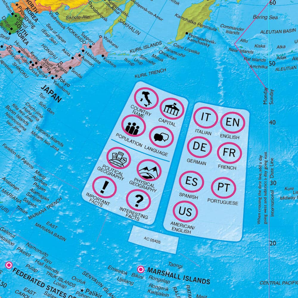 Waypoint Geographic Parlamondo 12 - Inch Interactive Talking Globe - Globes for Kids - GlobeStore.com - WP19101