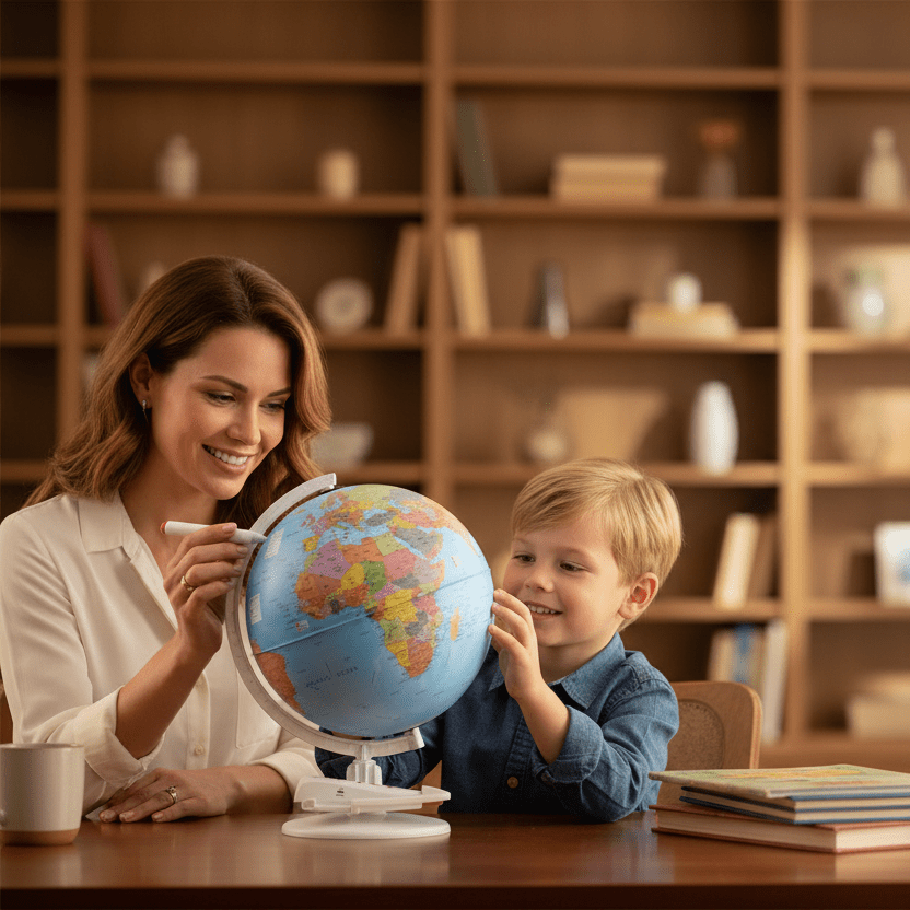 Waypoint Geographic Parlamondo 12 - Inch Interactive Talking Globe - Globes for Kids - GlobeStore.com - WP19101