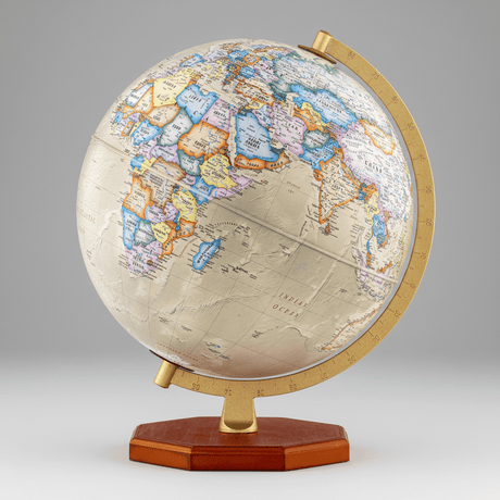 Waypoint Geographic Voyager Plus 12 - Inch Desktop Globe - Desk Globes - GlobeStore.com - WP11003