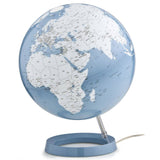 Waypoint Geographic Light & Color Designer Series 12-inch Blue illuminated globe on modern stand