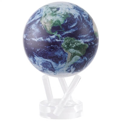 MOVA 4.5-inch Earth View w/ Cloud Cover Revolving Globe